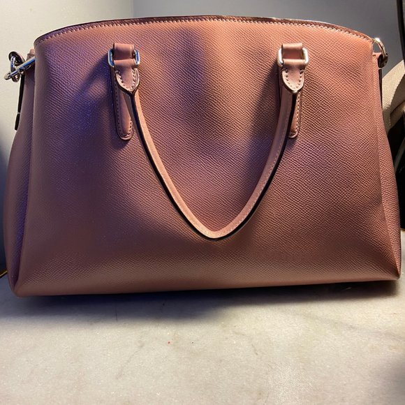 Dusk Pink Coach Leather Bag - Picture 4 of 6